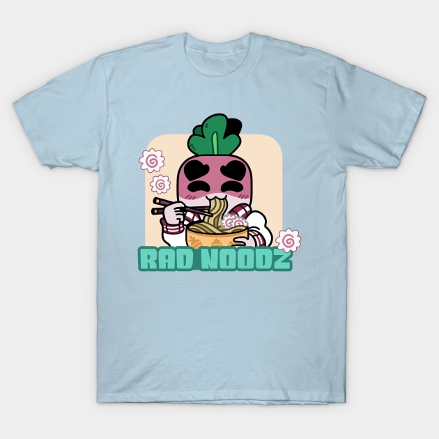 Rad Noodz T-Shirt by JenjoInk